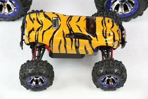 Custom Body Tiger Style for Traxxas 1/16 Summit Mini Truck Car Shell Cover 1:16