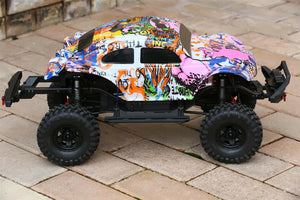 Custom Buggy Body Graffiti Pig for Traxxas TRX-4 Trail Crawler Truck Car Shell