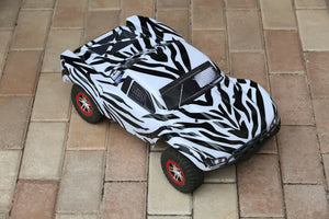 Custom Body Zebra Style for ProSC10 1/10  4x4 VXL 2WD Slayer Shell Cover