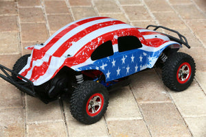 Custom Buggy Body American Flag for ProSC10 1/10 Shell Baja Bug Truck Car 1:10