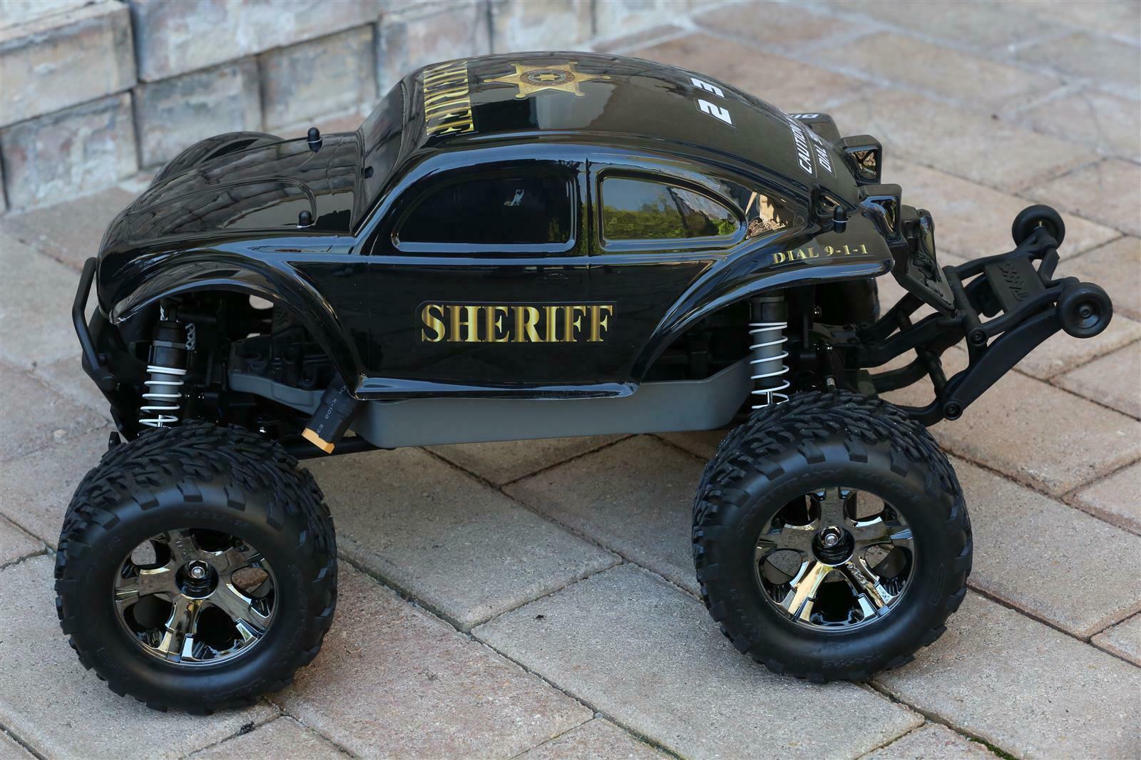 Custom Buggy Body Sheriff Police Style for Traxxas Stampede 1/10 Truck Car 1:10