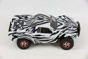 Custom Body Zebra Style for Traxxas 1/10 Slash Truck Car Shell Cover 1:10