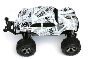 Custom Buggy Body Newspaper Style for Traxxas Stampede 1/10 Truck Car Shell 1:10