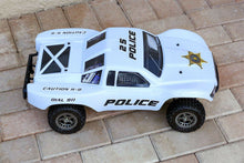 Load image into Gallery viewer, Custom Body Police Sheriff White for ARRMA Senton 4x4 3S / 6S BLX Cover Shell
