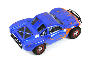 Custom Body Muddy Orange Blue for Traxxas 1/10 Slash Truck Car Shell Cover 1:10