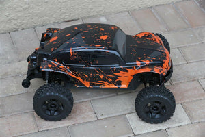 Custom Body Muddy Orange Buggy for ARRMA BIGROCK BLX 1/10 MONSTER RC TRUCK