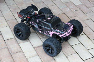 Custom Body Muddy Pink Buggy for ARRMA 1/10 Kraton 4S BLX 4x4 Truck Car Shell