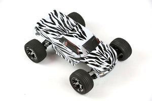 Custom Body Zebra Style for Traxxas Rustler 2WD 1/10 Truck Car Shell Cover 1:10