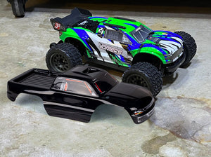 Custom Body Black for ARRMA VORTEKS 3S BLX 1/10 Stadium Truck