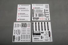 Load image into Gallery viewer, Sticker Set ID Marking Decal for DJI Phantom 3 Standard White/Black
