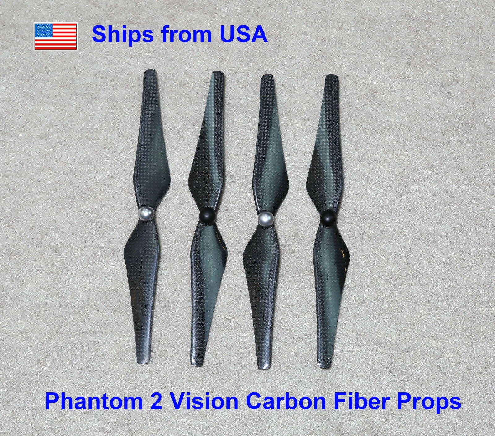 DJI E300 E Series 9443 Self Tightening Carbon Fiber Propeller Set of 4 CW/CCW