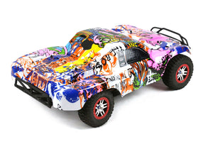 Custom Body Graffiti Pink Pig for ProSC10 1/10 Slash Truck Car Shell Cover 1:10