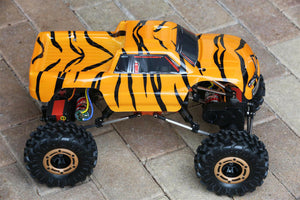 Custom Body Tiger Style for Redcat Racing Rockslide / Everest 1/10