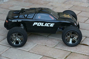 Custom Body Police Sheriff for Traxxas Rustler 2WD 1/10 Truck Car Shell Cover