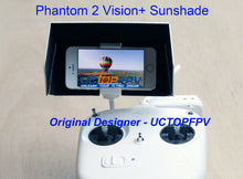 Load image into Gallery viewer, White Sun Hood Sun Shade for DJI Phantom All Models Samsung S4 HTC iPhone
