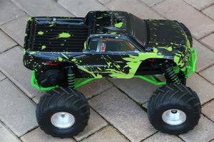 Custom Body Muddy Green for Traxxas Skully Grave Digger 1/10 Truck Car Shell