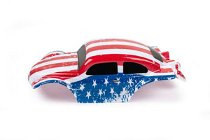 Custom Buggy Body American Flag for Redcat Racing Blackout XTE 1/10 Crawler