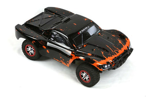 Custom Body Muddy Orange Black for Traxxas 1/10 Slash Truck Car Shell Cover 1:10