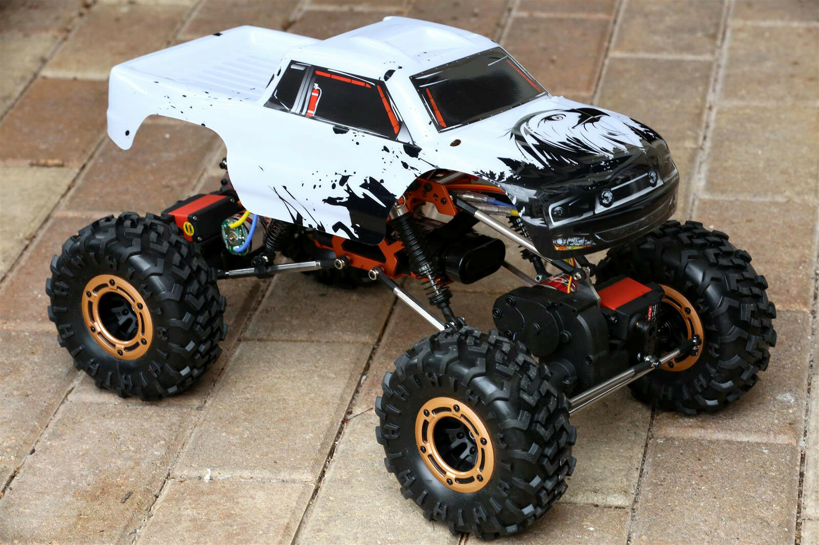 Custom Body Eagle Style for Redcat Racing Rockslide / Everest 1/10 Crawler