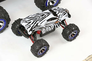 Custom Body Zebra Style for Traxxas 1/16 Summit Mini Truck Car Shell Cover 1:16