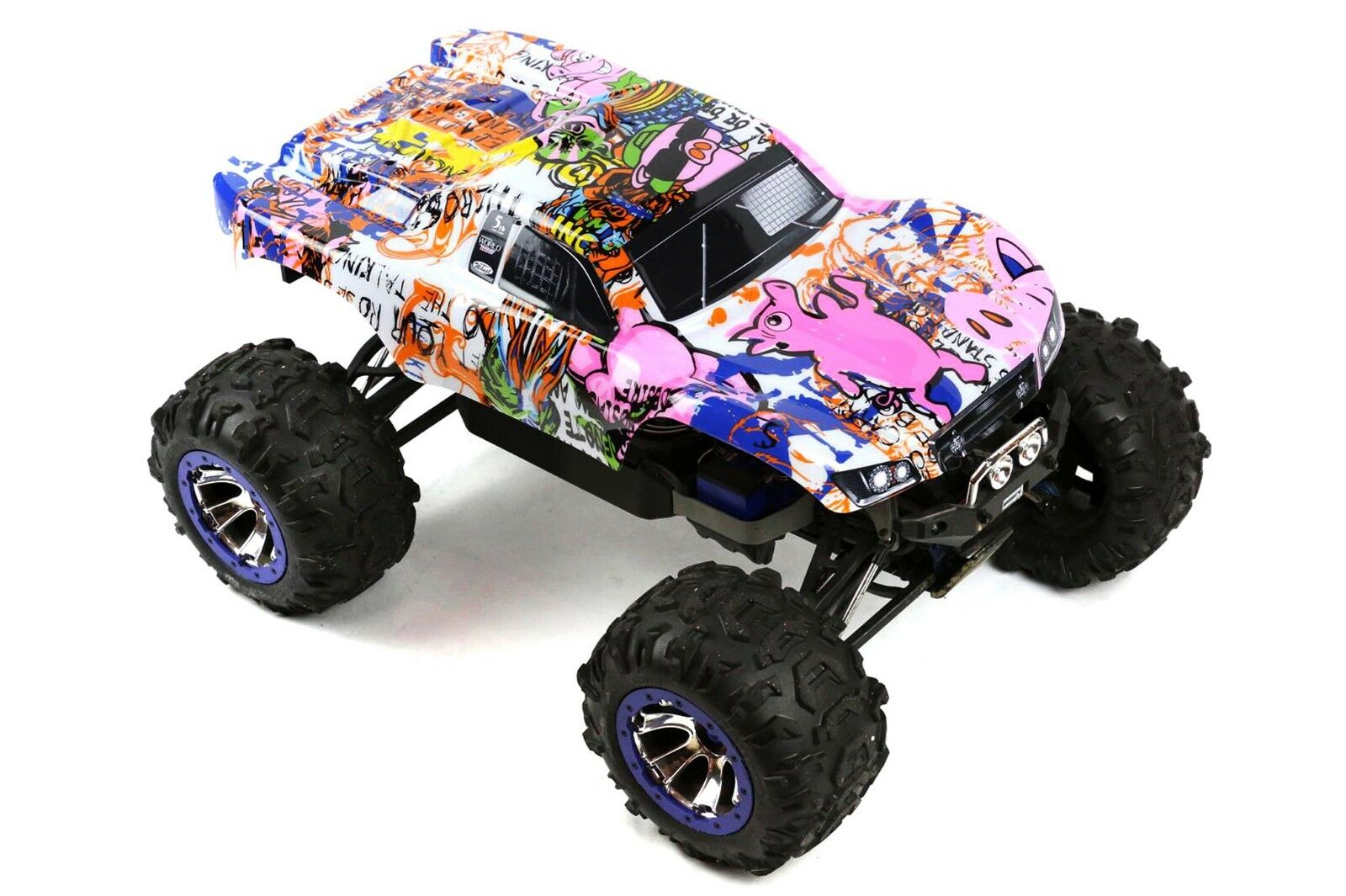 Custom Body Graffiti Pig for Traxxas Summit / Slash 1/10 Truck Car Cover Shell