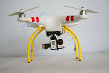 Load image into Gallery viewer, 2 Sets Yellow Tall Extended Landing Gear for DJI Phantom 1 2 Vision Wide &amp; High
