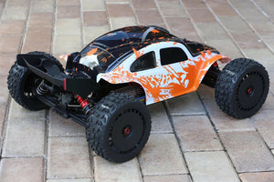 Custom Bug Body Muddy Orange/WB Shell for ARRMA 1/8 TALION 6S BLX Car Cover