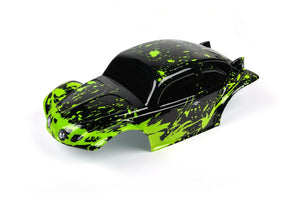 Custom Buggy Body Muddy Green Black Shell for ARRMA 1/8 Nero 6S BLX Beetle