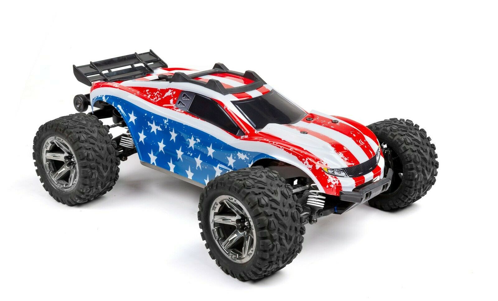 Custom Body American Flag for Traxxas 1/10 Rustler 4x4 Truck Shell Cover