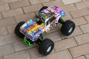 Custom Body Graffiti for Traxxas Skully Grave Digger 1/10 Truck Car Shell