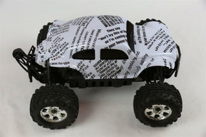 Custom Buggy Body Funny Words for HPI Savage Flux HP 1/8 VW Baja Beetle Shell