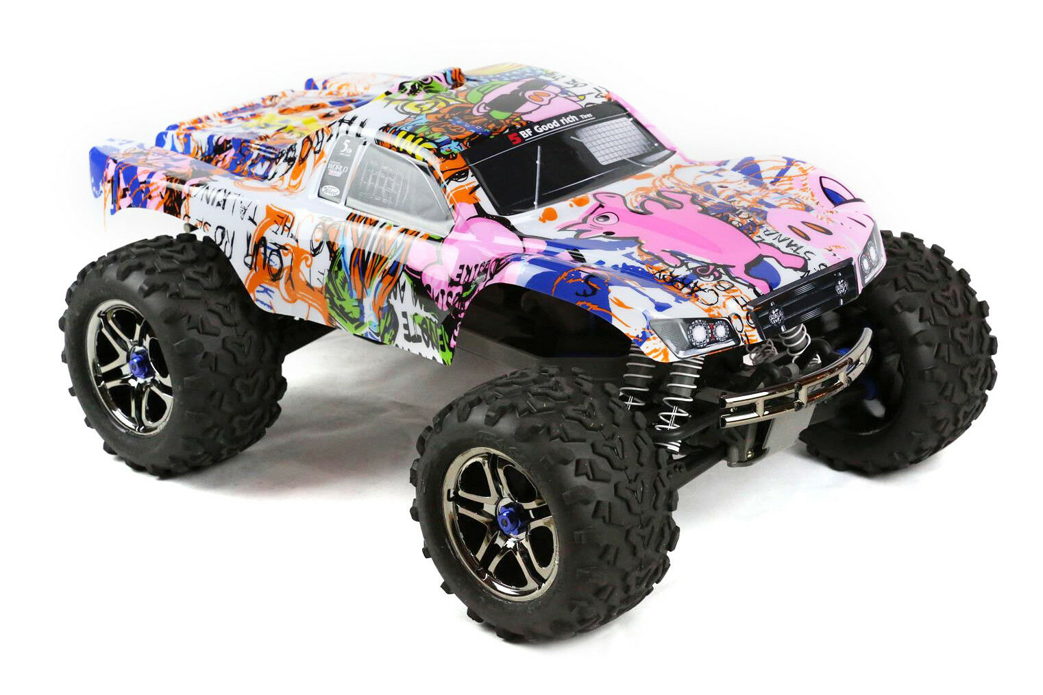 Custom Body Graffiti Pink Pig for Traxxas T / E Maxx Shell Cover 3911R E-Maxx