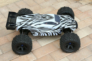 Custom Body Zebra Style for Traxxas E-Revo 2.0 1/10 Truck Car Shell Cover 1:10