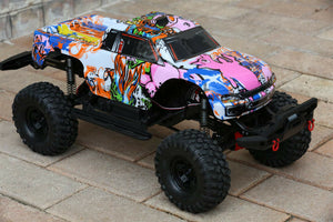 Custom Body Graffiti Pig for Traxxas TRX-4 Trail Crawler Truck Car Shell