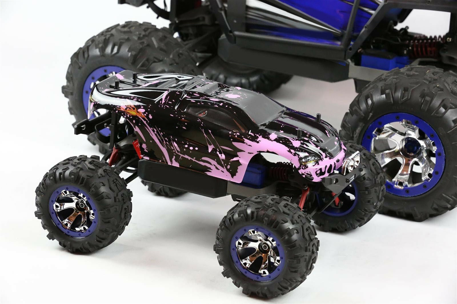 Custom Body Muddy Pink for Traxxas 1/16 Summit Mini Truck Car Shell Cover 1:16