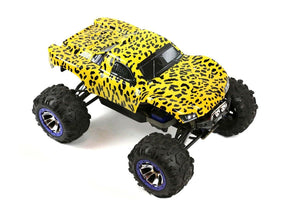 Custom Body Cheetah for Traxxas Summit / Slash 1/10 Truck Car Cover Shell 1:10