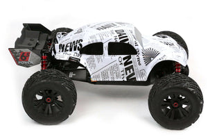 Custom Buggy Body Newspaper for ARRMA 1/8 Kraton 6S BLX Truck Car Cover Shell