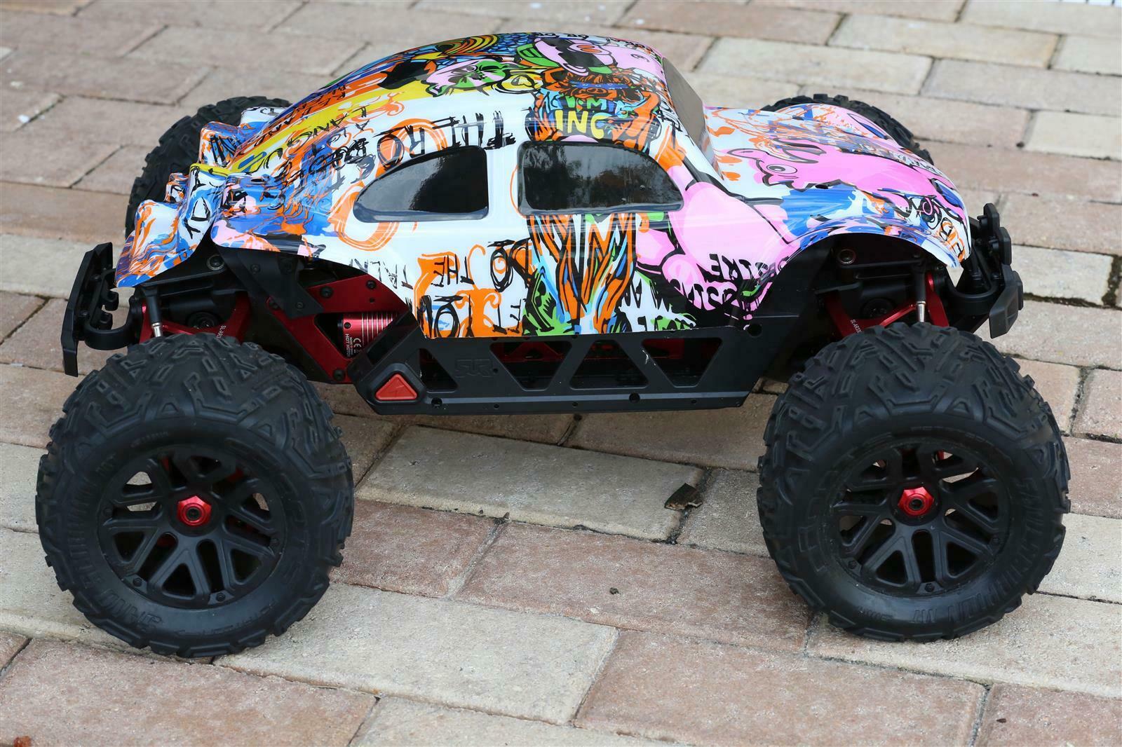 Custom Buggy Body Graffiti Pig Shell for ARRMA 1/8 Nero 6S BLX VW Baja Beetle