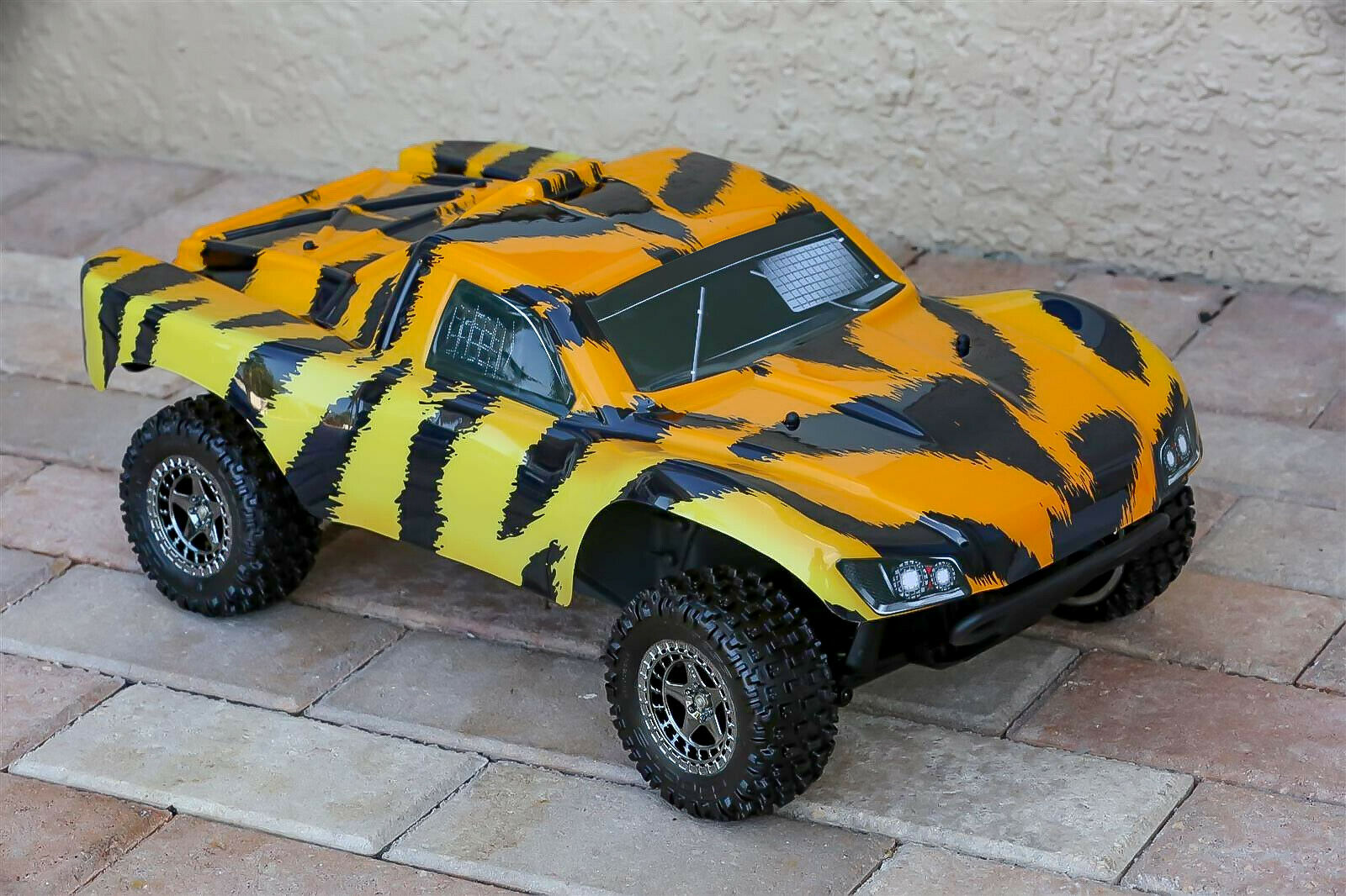 Custom Body Tiger Style B for ARRMA Senton 4x4 3S / 6S BLX Cover Shell Slash