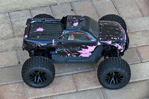 Custom Body Pink Muddy Splash for ARRMA GRANITE 4X4 2WD 3S BLX 1/10 Cover Shell