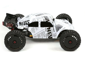 Custom Buggy Body Newspaper Style Shell for ARRMA 1/8 TALION 6S BLX Car Cover