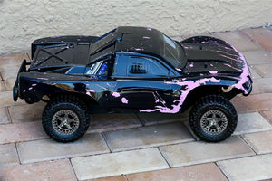 Custom Body Muddy Splash Pink for ARRMA Senton 4x4 3S / 6S BLX Cover Shell Slash