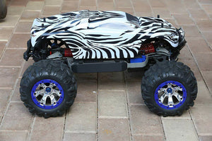 Custom Body Zebra Style for Traxxas 1/10 Summit Shell Cover 1:10 Scale