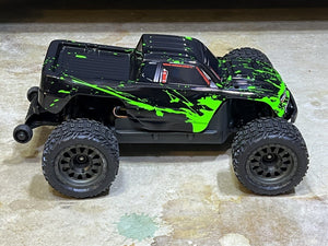 Custom Body Muddy Green for ARRMA VORTEKS 3S BLX 1/10 Stadium Truck