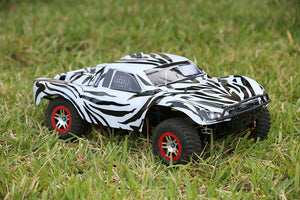 Custom Body Zebra Style for Traxxas 1/10 Slash Shell Cover Truck Car 6811 1:10