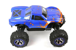 Custom Body Muddy Blue Orange for Traxxas Summit / Slash 1/10 Truck Cover Shell