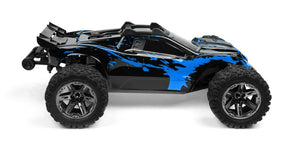 Custom Body Muddy Blue for Traxxas 1/10 Rustler 4x4 Truck Shell Cover