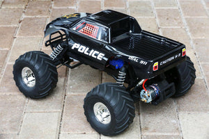 Custom Body Police Style for Traxxas Bigfoot Stampede 1/10 Truck Shell Cover