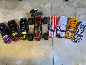 Traxxas eRevo 1.0 Brushless VXL 1/10 with 7 Extra Bodies e Revo