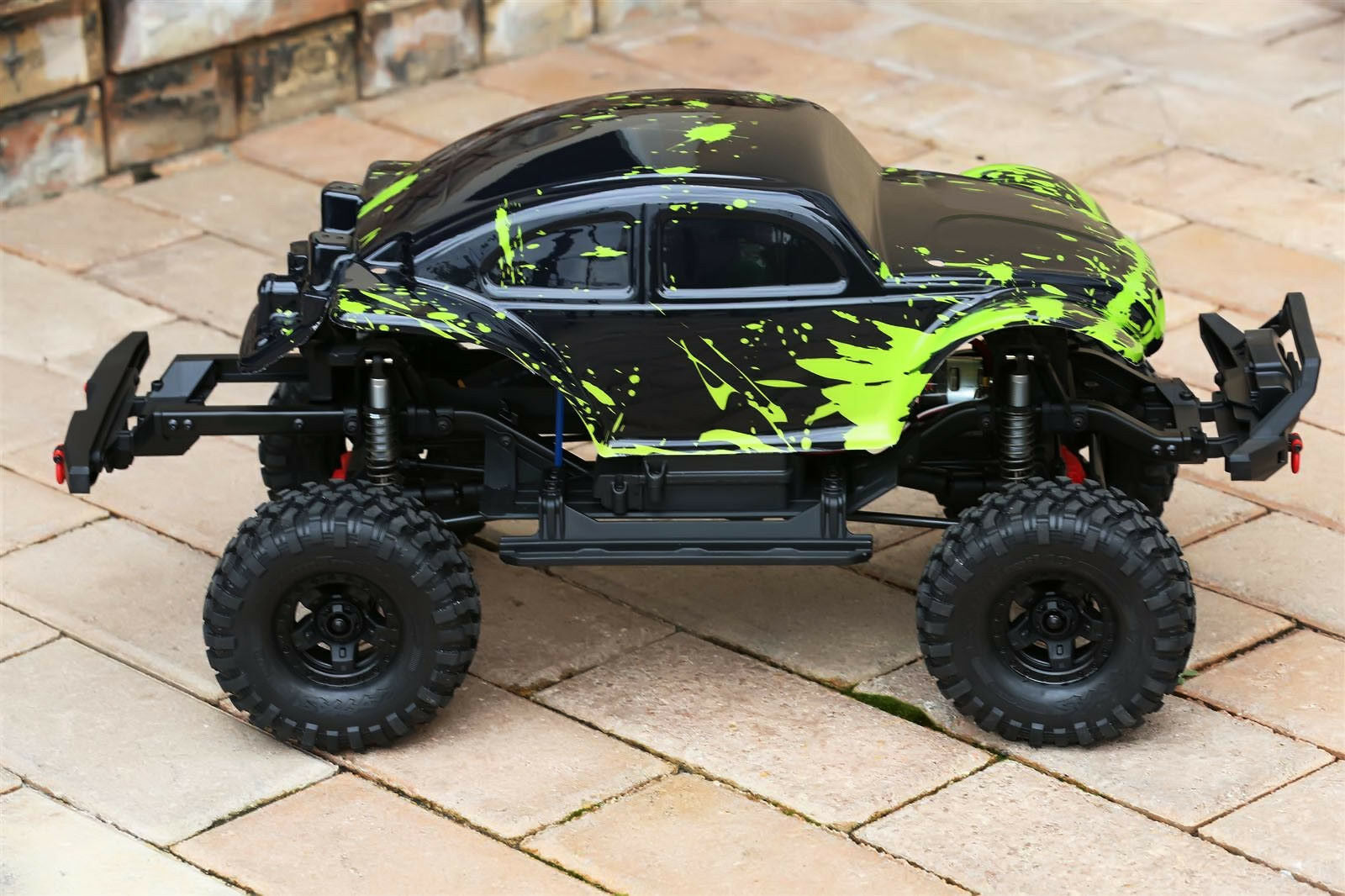 Custom Buggy Body Muddy Green for Traxxas TRX-4 Trail Crawler Truck Car Shell